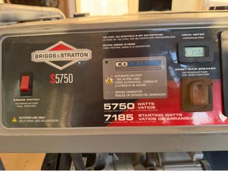 B&S S5750 Generator