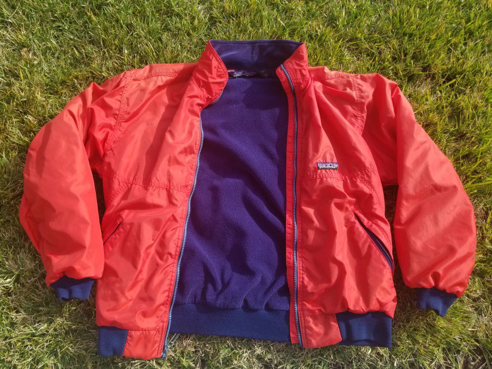 Patagonia windbreaker jacket fleece