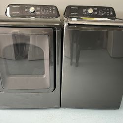 New Samsung Front Load Washer And Electric Dryer Set