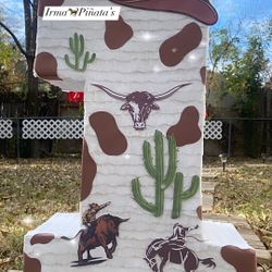 Piñata Vaquera Número Uno Grande Decorativa🎉