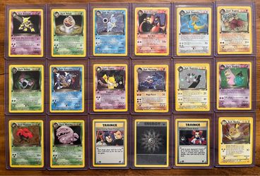 Pokemon Rocket complete 1st edition set LP/NM