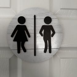 Unisex Bathroom Sign