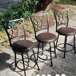 Bar Stools Set Of 3
