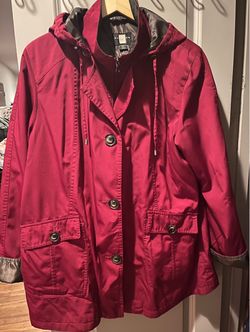 Gallery Women’s Hooded & Lined Jacket XL