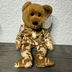 Ty Beanie Baby HERO UK United Kingdom 10 Yrs W/ Tag & Protector - Pre Owned