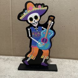 Día De Los Muertos Suger Skull Guitar Player
