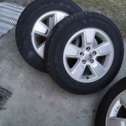 205/70/16s is the tire size 5 lug rims. Just dont need them anymore asking $150