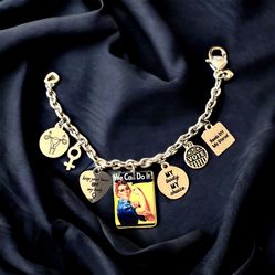 Pro Choice Women’s empowerment Charm Bracelet