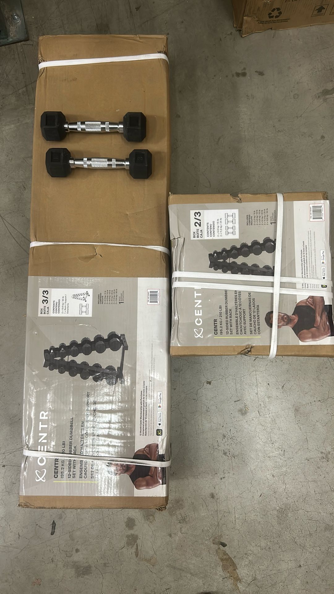 Weight Set and Rack