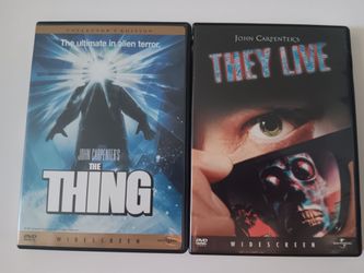John Carpenter's The Thing & They Live DVDs