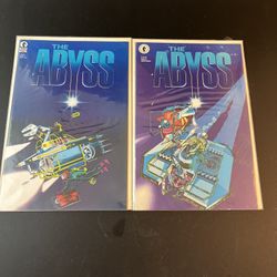 1989 The Abyss #1 &2 Complete Set (Dark Horse Comics) Movie Adaptation