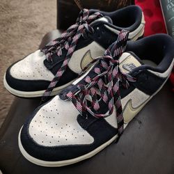 WMNS NIKE DUNK LOW LX BLACK-TEAM GOLD-COCONUT MILK SZ 10