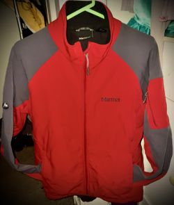 Marmot Softshell Fleece Jacket Size Large