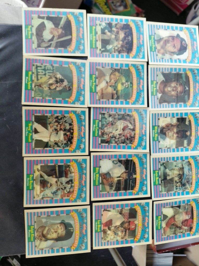 Baseball Greats From Kelloggs Corn Flakes 1991