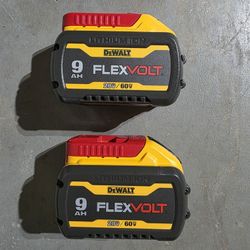 DeWalt 60Volt Flexvolt Batteries 9.0