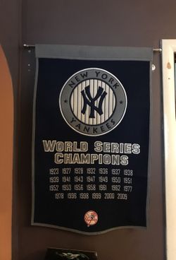 Yankees man cave banner