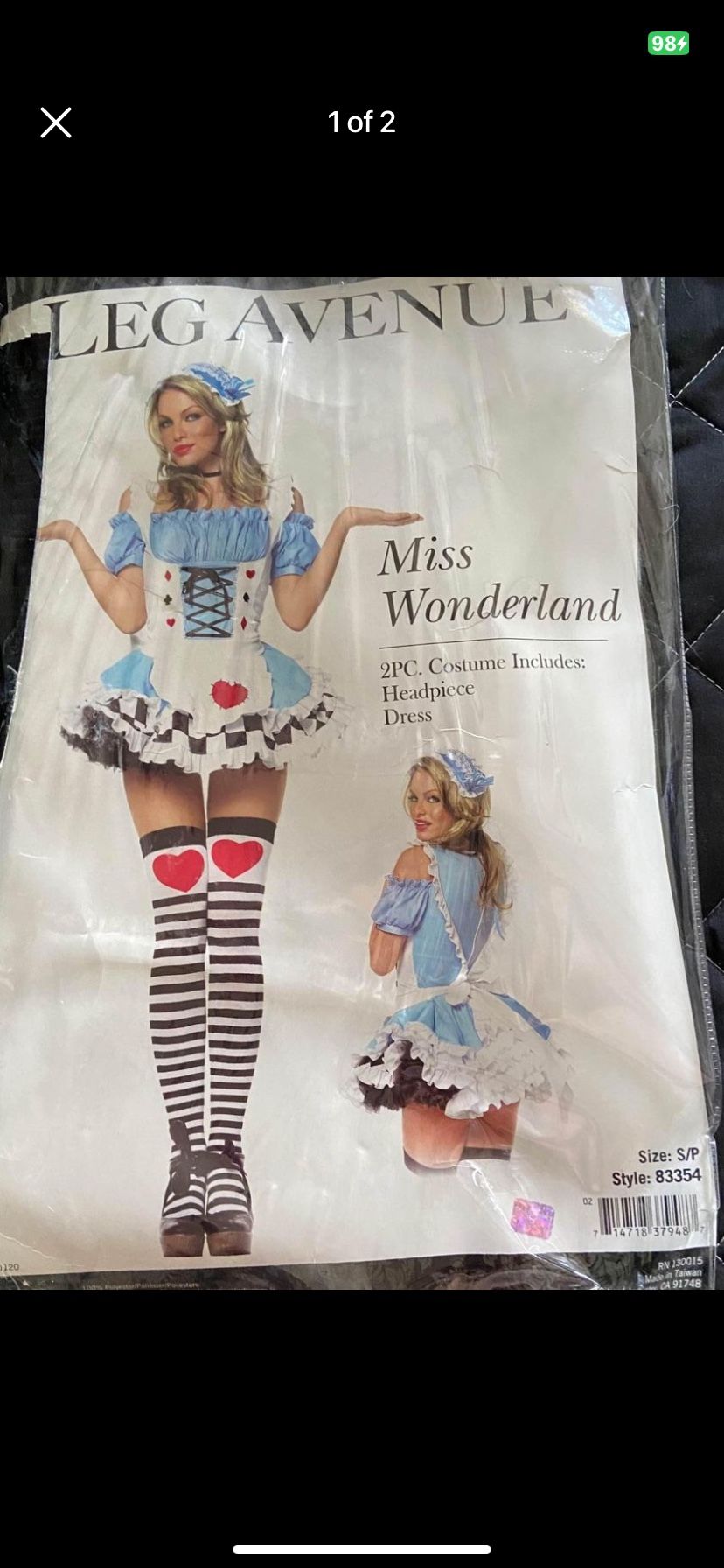 Halloween Costume Alice In Wonderland 