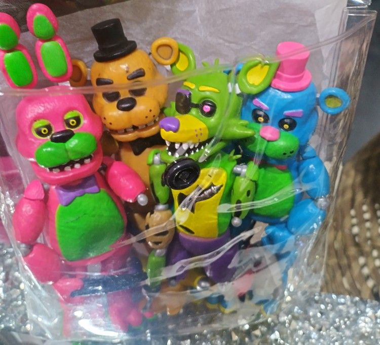 Five Nights At Freddy's Blacklight Figures