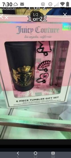 Juicy Couture drink set Brand New
