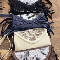 Cowhide Leather Purses 