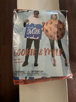 Couples Halloween costume - Milk and Cookies.