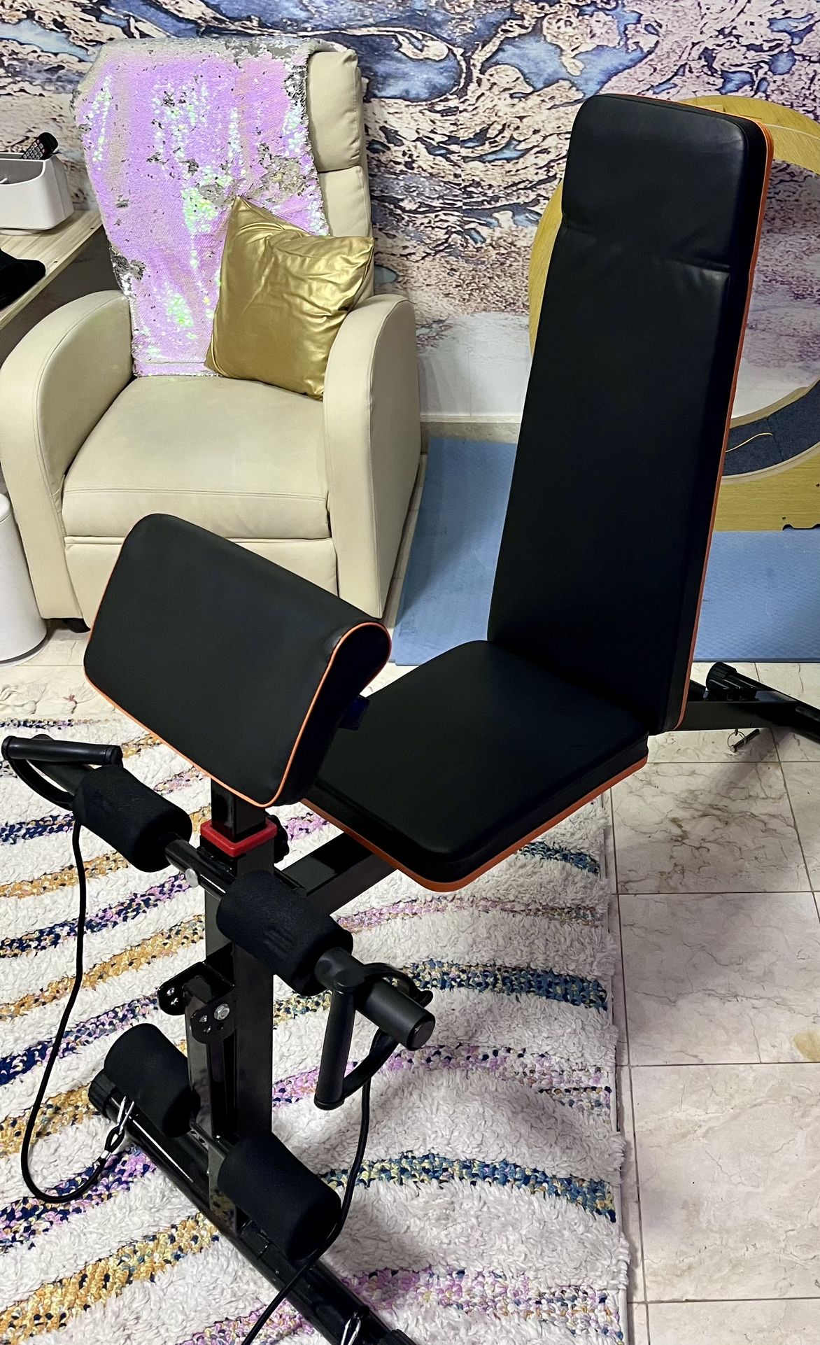 Adjustable/Foldable Weight Bench For Home Gym