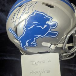 Detroit Lions Calvin Johnson signed