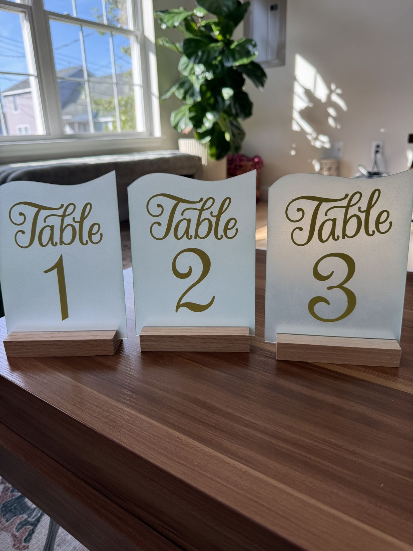 Wedding Table Numbers