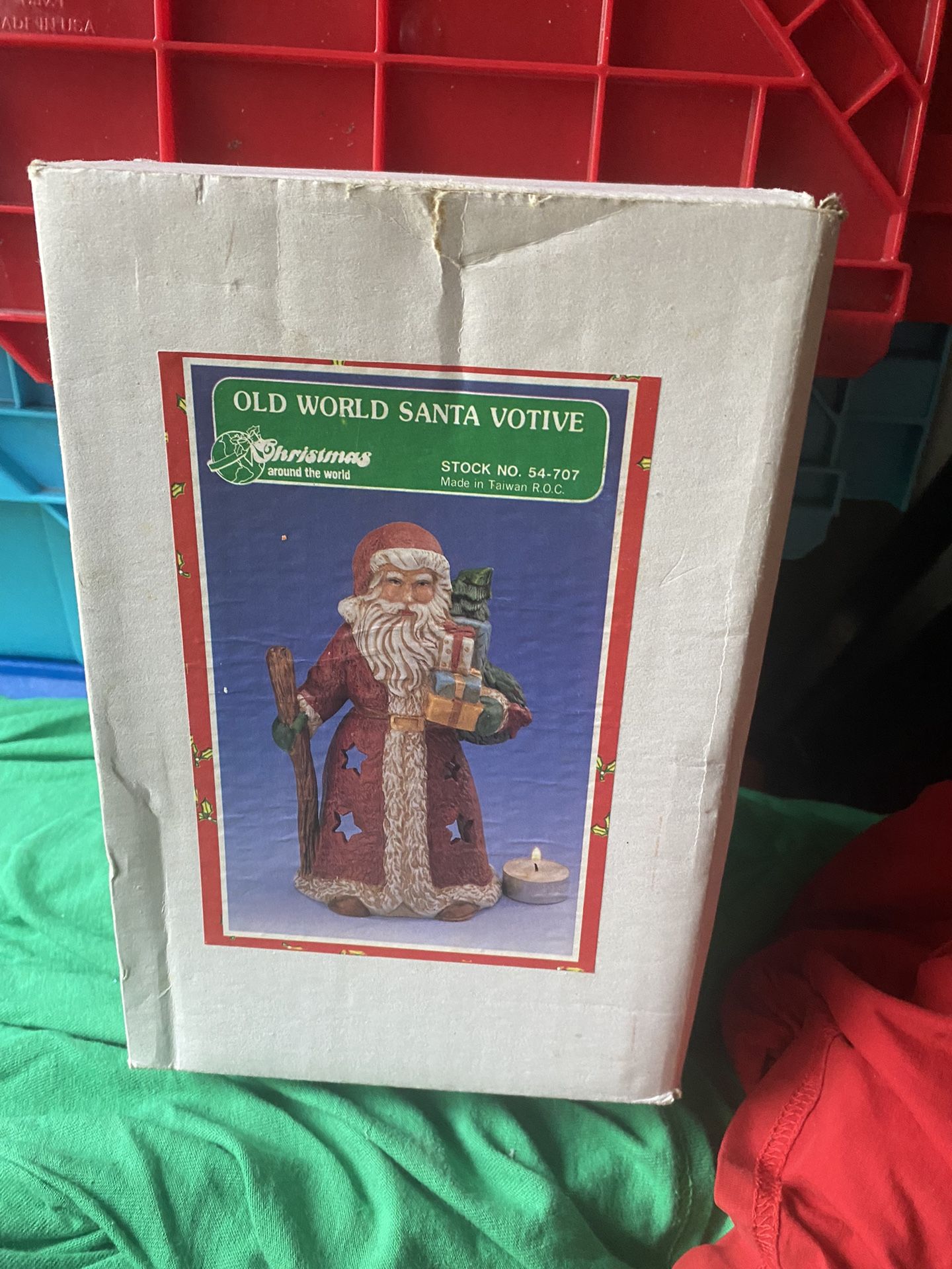 Santa Clause Old World Votive