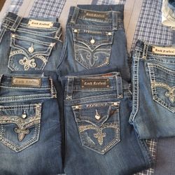 Women's Rock Revival Jeans Size 30 Boot $65 Each Pickup In Oakdale 