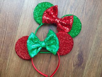 Christmas Minnie Ears