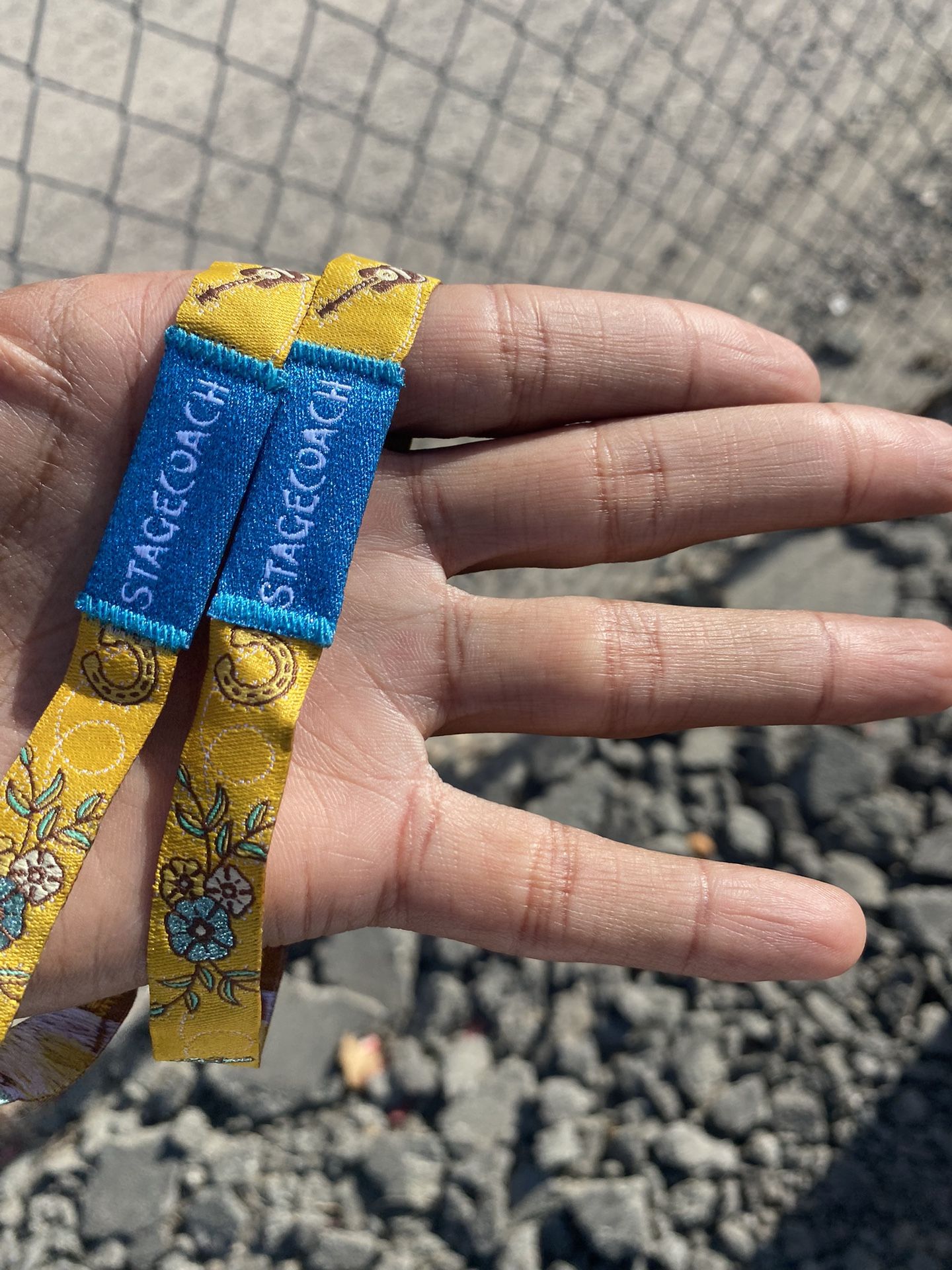Stagecoach (2) GA Wristbands