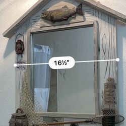 Cabin decor mirror