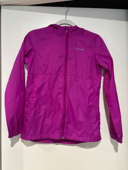 Columbia Purple Zip-Up Windbreaker Jacket