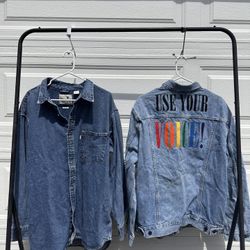 Levi’s SilverTab Denim Shirt And Pride Jacket