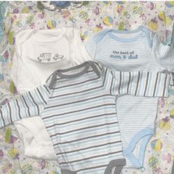 Brand New 3pc Infant Boys Circa Long sleeve Onesies 