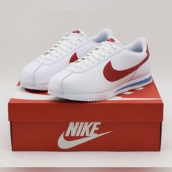 Leather White Womans Nike Cortez Size 10