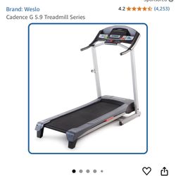 Weslo Cadence Treadmill G 5.9 