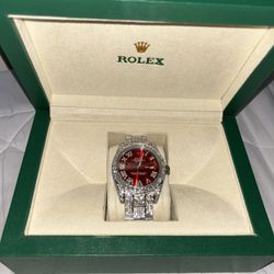 Moissanite Watch  (Passes Diamond Tester)