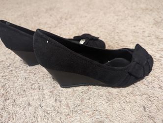 Black Wedge Shoes