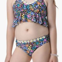 Hobie Girls 2 Piece Swimsuit Sz 14 or 16