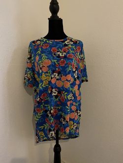Lularoe Mickey Mouse Blouse Size XXS