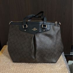 Leather Coach Bag