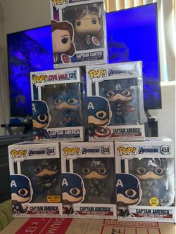 Captain America Funko pops