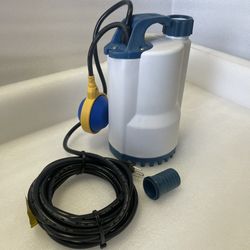 SONGJOY 1/2 HP Submersible Sump Pump 2250GPH Utility Water Pump with Float Switch For Swimming Pool Pond Basement Drainage Garden Irrigation Water