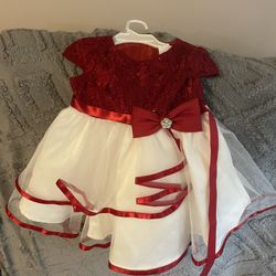 Infant Girl Fancy Dress- 6-9 Months