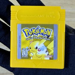 Pokemon Yellow Version (Nintendo GameBoy, NGB, 1999) Authentic, Tested, Saves!
