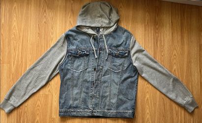 H&M Divided Denim Hoodie Jacket - Size XL (Fits like L-XL)