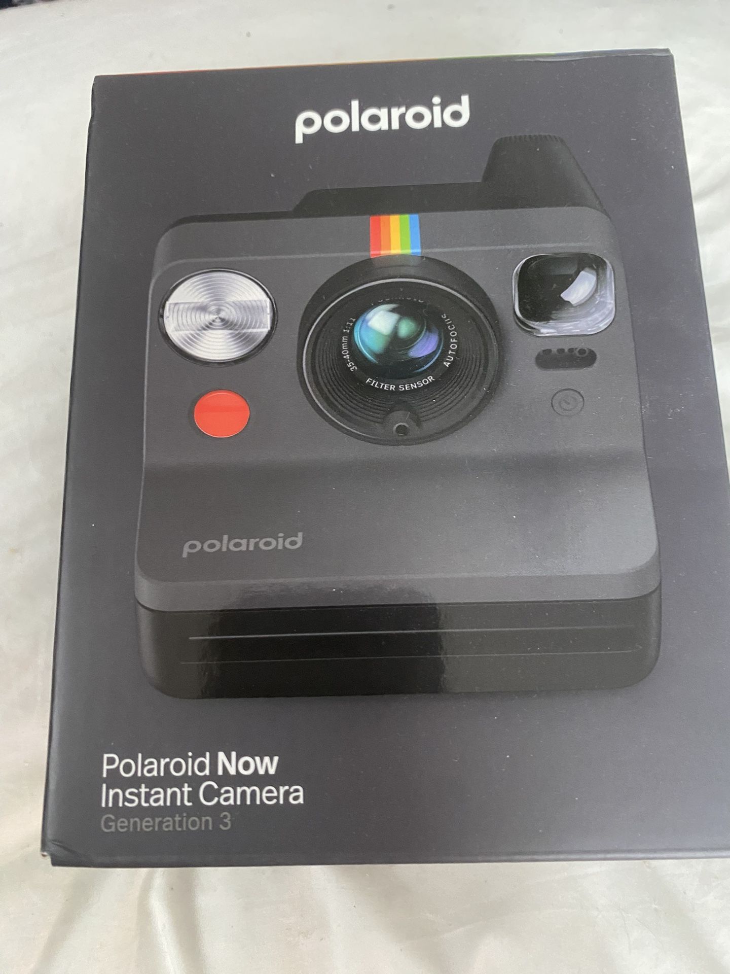 Unopened Black Polaroid now Generation 3 W/film