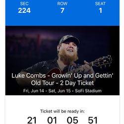 Luke Combs Tickets - SoFi Stadium - 
